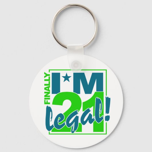 21およびLEGALのキー・チェーン キーホルダー (正面)