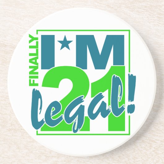 21およびLEGALコースター コースター (正面)