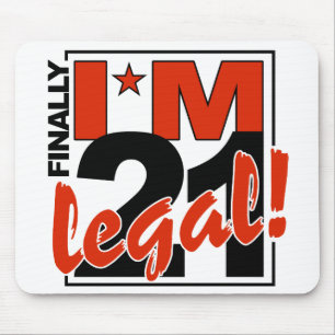 21およびLEGALモジュール マウスパッド
