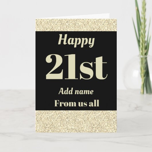 21かわいらしパーソナライズされた日の誕生日カード カード (正面)