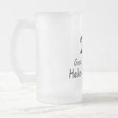 21さようなら警備員のこんにちはバーテンダー(Blk) フロストグラスビールジョッキ (左)