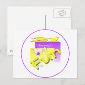 21とおもしろい準備完了 ポストカード (正面/裏面)