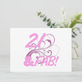 21と素晴らしい誕生日 カード (スタンド正面)