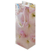 21のギフトバッグの幸せな第21誕生日の誕生日カスタム ワインギフトバッグ (裏面アングル)