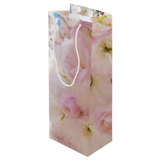 21のギフトバッグの幸せな第21誕生日の誕生日カスタム ワインギフトバッグ (裏面アングル)