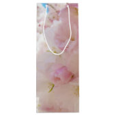 21のギフトバッグの幸せな第21誕生日の誕生日カスタム ワインギフトバッグ (裏面)