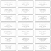 21のモダンゲ結婚スト住所 シール (正面)