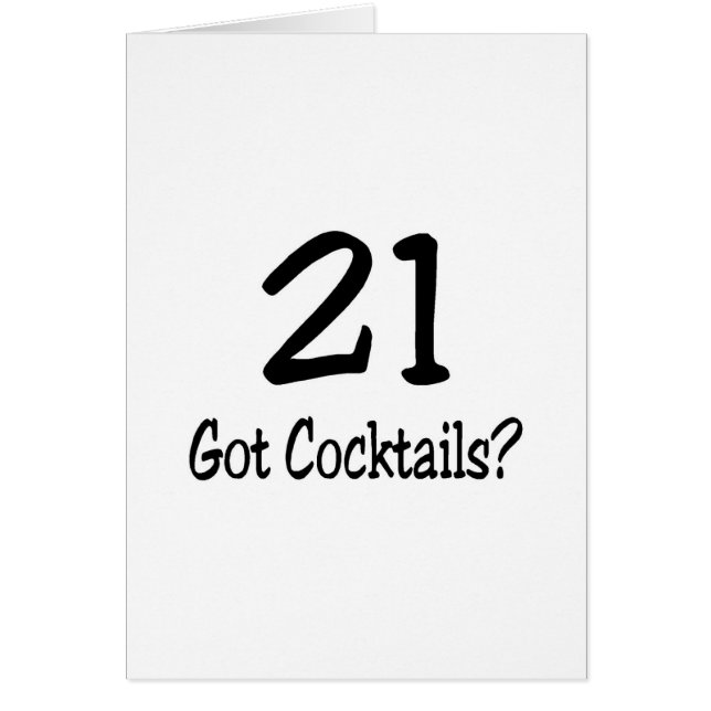 21の得られたカクテル (正面)
