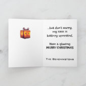 *~* 21グローお洒落マジカルおもしろいクリスマスAP97 サンキューカード (内部)