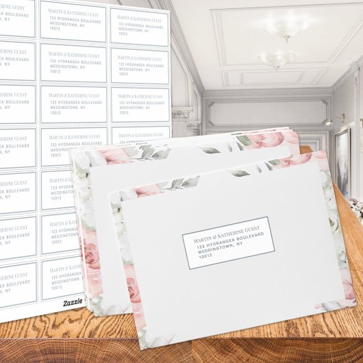 21ゲストアドレステンプレート各1.75 x 4.25インチシルバー シール