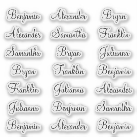 21ゲスト名モダン書エレガント シール (正面)