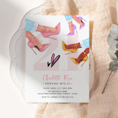 21シックハイヒールへのステップイン21st誕生日 招待状