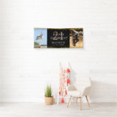 21セント誕生日ブラック&金ゴールドスパークルパーティーバナー 横断幕 (インサイチュ)