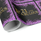 21セント誕生日 ラッピングペーパー (ロールコーナー)