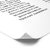 21テーブルヴィンテージ秋結婚フローラの座席表 ポスター (角)