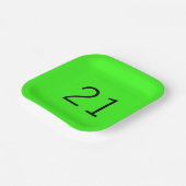 21ネオングリーンカスタムエージカラー2023 ペーパープレート (傾斜あり)