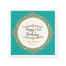 21ハッピーバースデーパーティーお祝いラウンドデコール