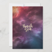 21バースデーパーティー銀河系星座 招待状 (裏面)