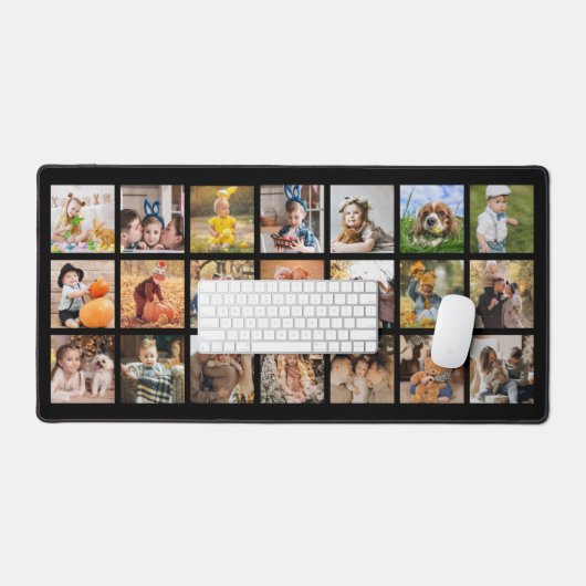 21フォトギャラリーパーソナライズされたデスクマット デスクマット (キーボード&マウス)