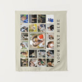 21フォトコラージュ卒業 タペストリー (正面)