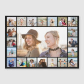 21フォトコラージュ編集可能カラー磁気カード (正面)