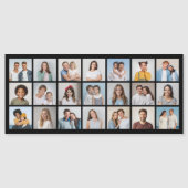 21フォトコラージュ編集可能カラー磁気カード (正面)