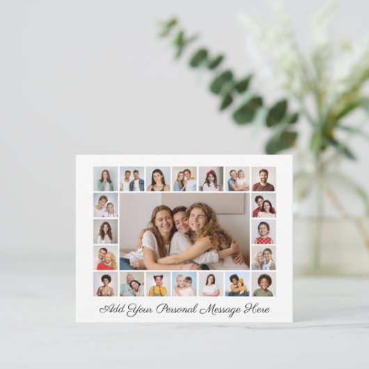 21フォトコラージュ自分のグリーティングカードを追加 (スタンド正面)