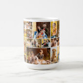 21フォトユニークコラージミニマルシンプルリスト コーヒーマグカップ (中央)