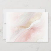 21モダンエレガント歳の誕生日 招待状 (裏面)