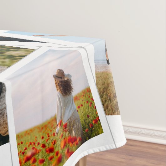 21モダン写真スクラップブックフォトコラージュ テーブルクロス (インサイチュ)