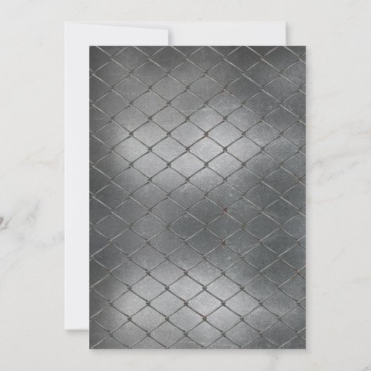 21ロックロックスターギター誕生日招待状 招待状 (裏面)