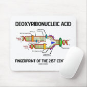 21世紀のデオキシリボ核酸の指紋 マウスパッド (マウス)