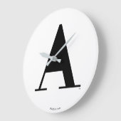 21世紀の平和のサイン ラージ壁時計 (傾斜)