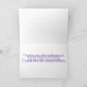 21世紀はノート感謝していしています サンキューカード (内部)