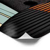 21世紀モアイ – ケン・ゲージ・ティキ・アート ポスター (コーナー)