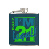 21及び法的カスタムなフラスコ フラスク (正面)