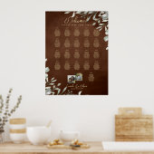 21台の座席表の写真の歓迎の名結婚前 ポスター (キッチン)