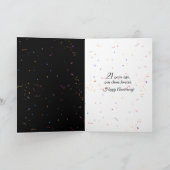 21周年結婚記念日のシャンパン・トースト カード (内部)