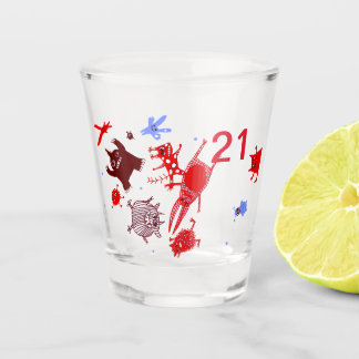 21周年記念ガラス ショットグラス
