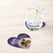 21周年記念パーティーIolite紫色のリング写真 ペーパーコースター (インサイチュ)