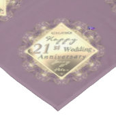 21周年記念結婚ブラス・アンド・アイオライト テーブルクロス (アングル)