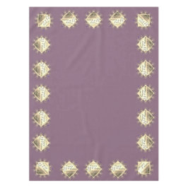 21周年記念結婚ブラス・アンド・アイオライト テーブルクロス