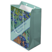 21周年記念結婚ブルーアイリス ミディアムペーパーバッグ (裏面アングル)