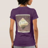 21周年記念結婚真鍮とアイオライト Tシャツ (裏面)