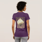 21周年記念結婚真鍮とアイオライトTシャツ Tシャツ (裏面フル)
