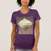 21周年記念結婚真鍮とアイオライトTシャツ Tシャツ (正面)