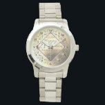 21周年記念結婚真鍮ウォッチ 腕時計<br><div class="desc">愛を称える21周年記念の贈り物を探して?!"エレガンス"を念頭に置いた2つのトーンはっきりしたウォッチと、お客様のテキストと一緒に伝統的真鍮と黄岩のイメージを設計し、特別な日のためのリーガルとフィットするデザイン!</div>