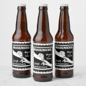 21周年記念結婚金銅ニッケル伝統的 ビールラベル (ボトル)