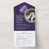 21周年記念 イオライト エタニティリング オールインワン招待状 (内側)