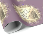 21周年/結婚イベントブラスカスタムアイオライト ラッピングペーパー (ロールコーナー)